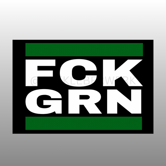 FCK GRN Aufkleber